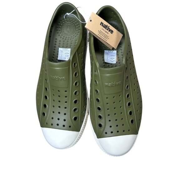 Native Jefferson Slip On Shoes 8 Women Green Outdoors Beach Casual Coastal - Picture 6 of 7